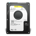 HD tapa pegatina Black icon